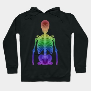 Rainbow Skeleton Gay Pride Hoodie